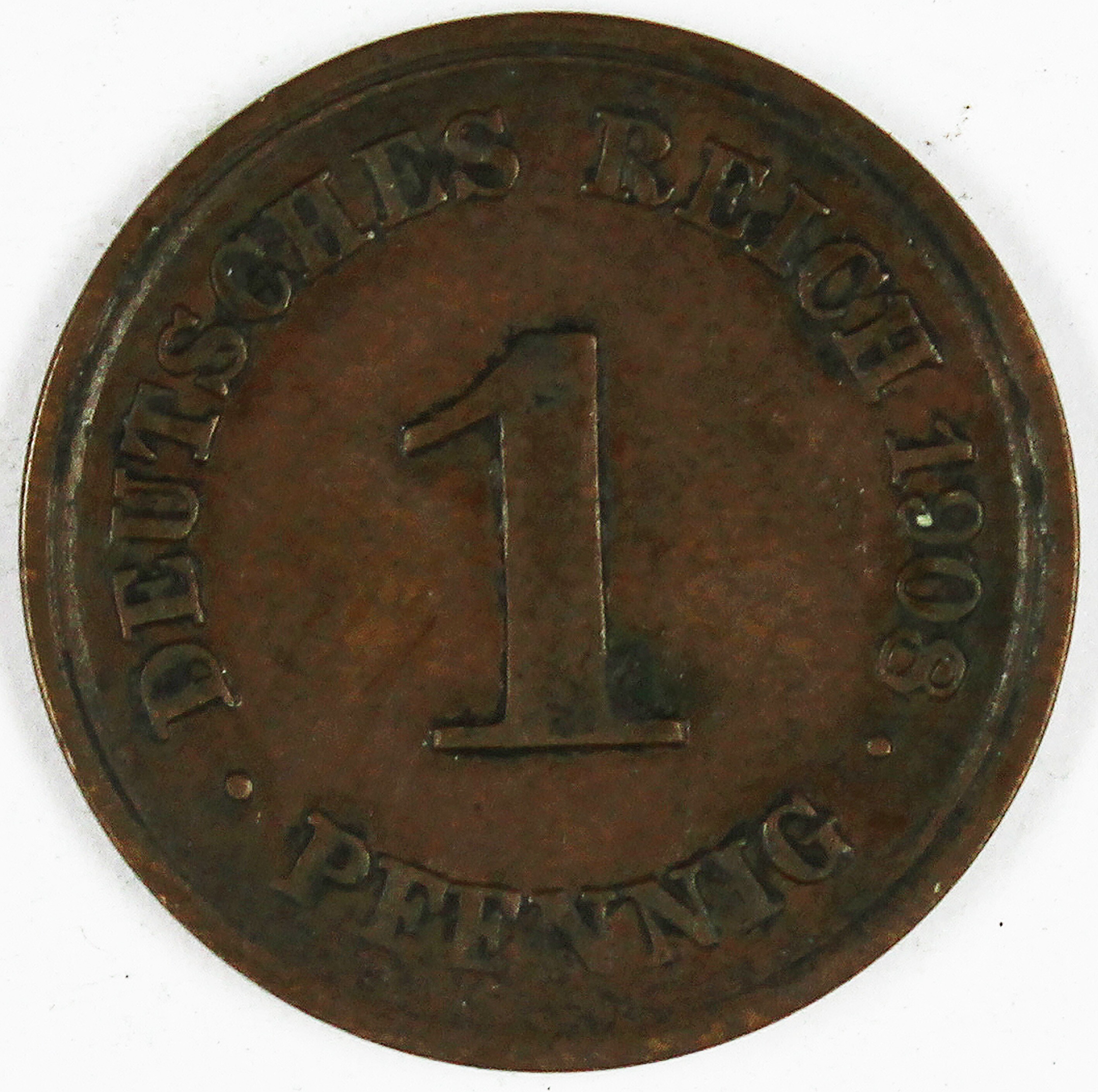 1 Pfennig, 1908 (Museum Wolmirstedt RR-F)