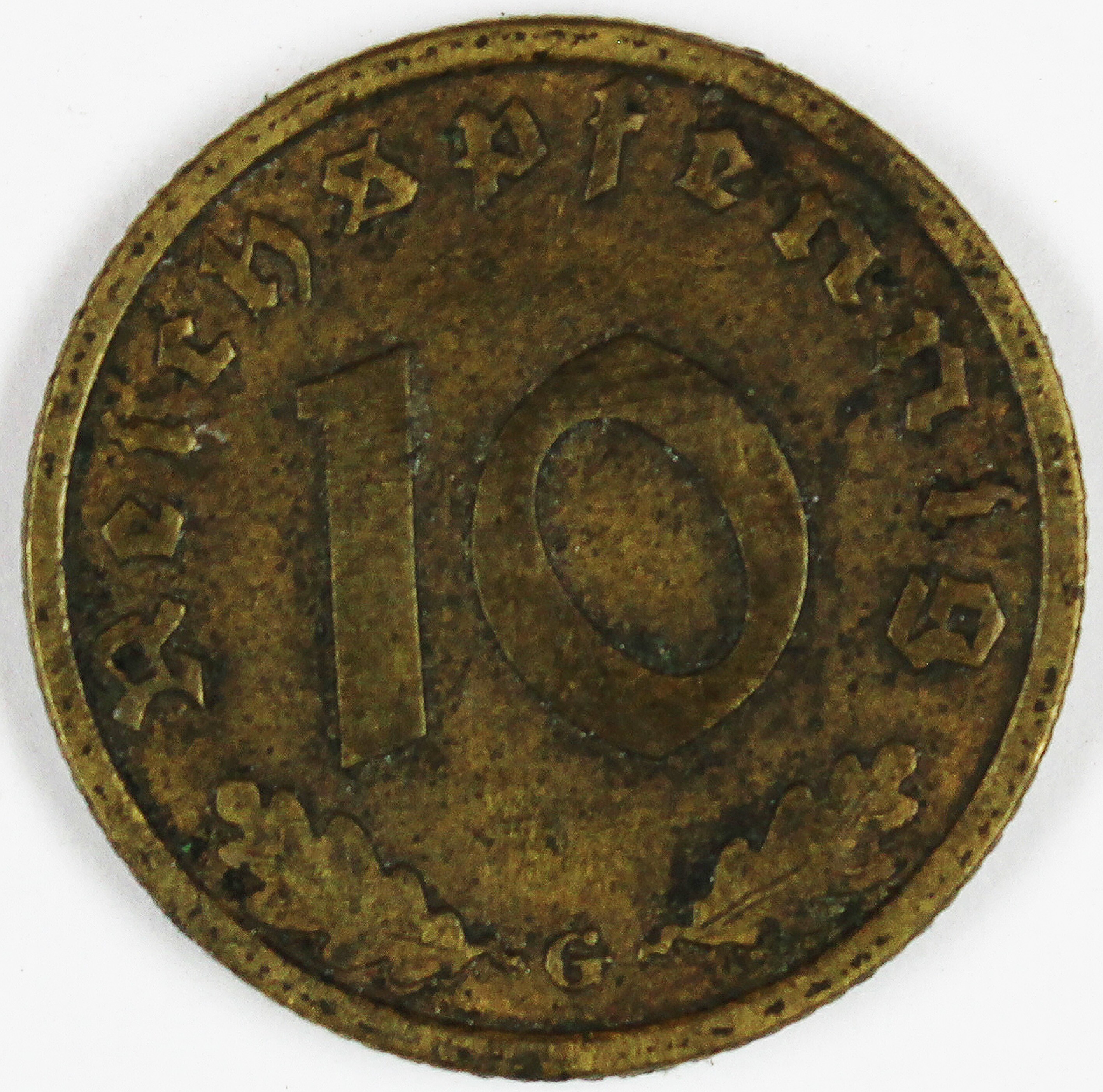 10 Reichspfennig 1938 (Museum Wolmirstedt RR-F)