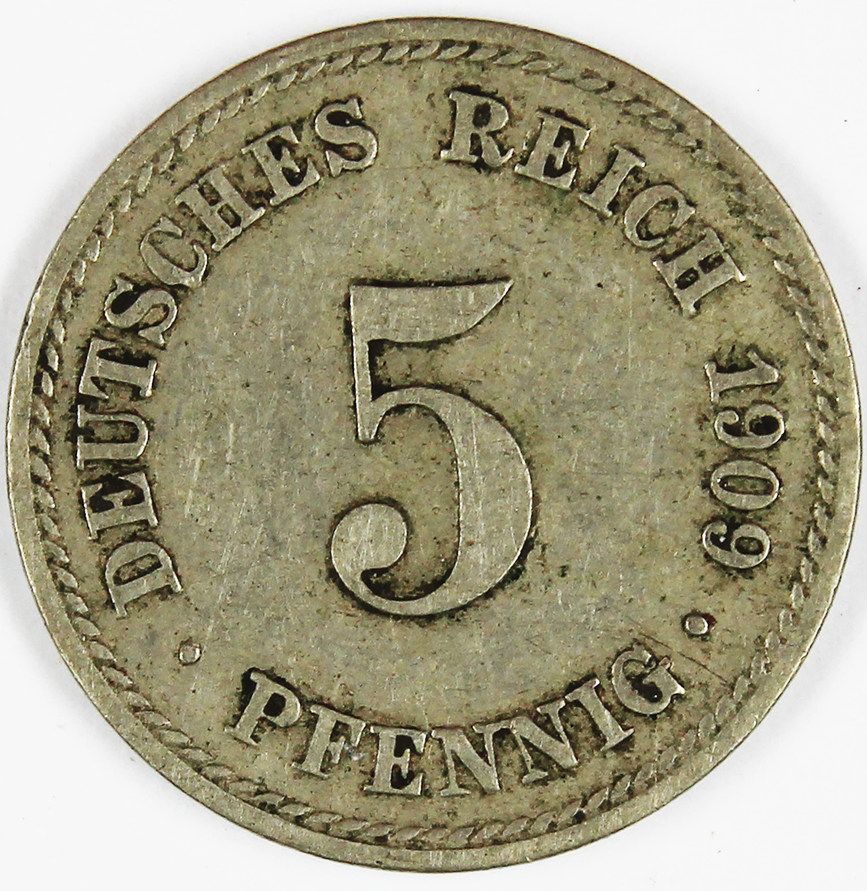 5 Pfennig, 1908 (Museum Wolmirstedt RR-F)