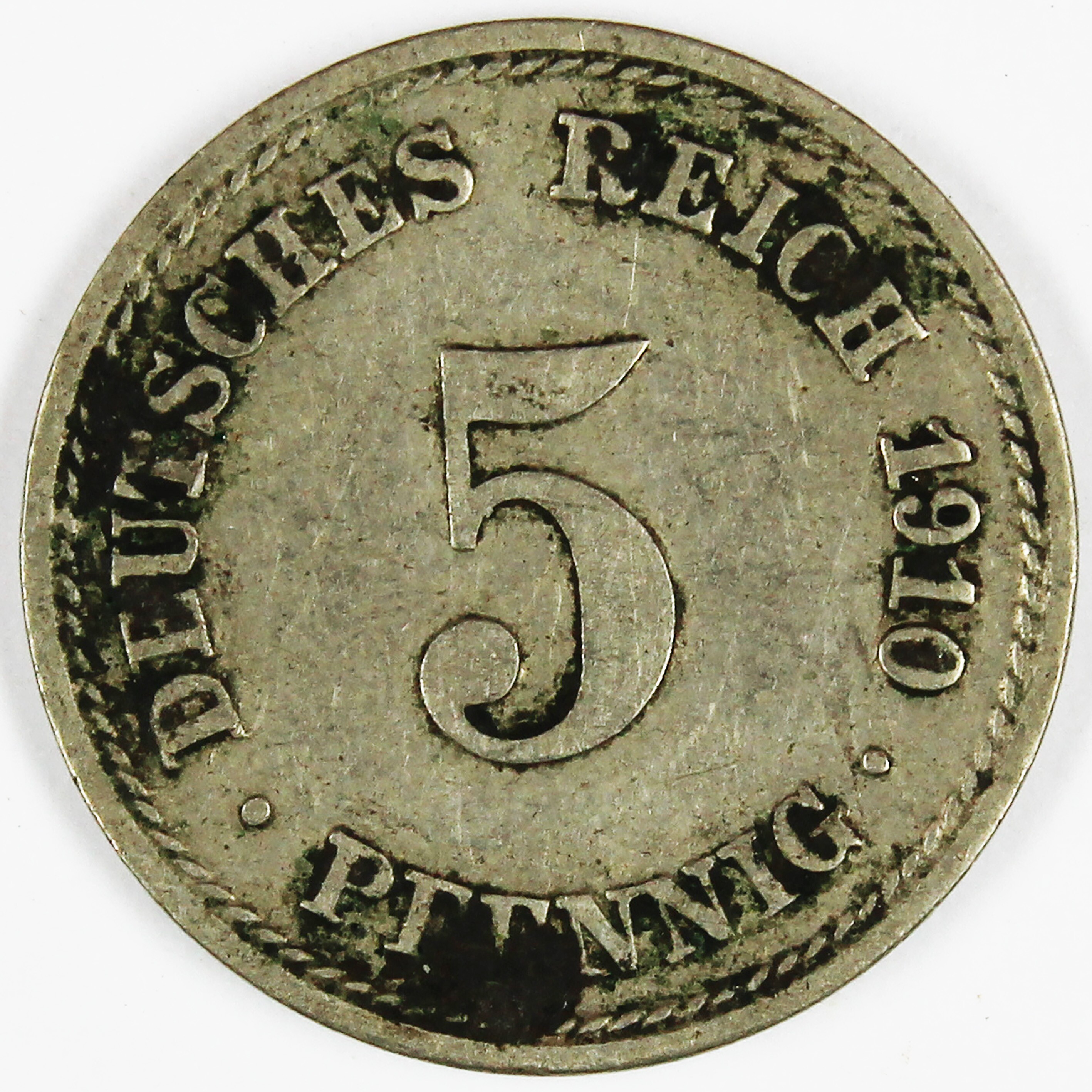 5 Pfennig, 1910 (Museum Wolmirstedt RR-F)