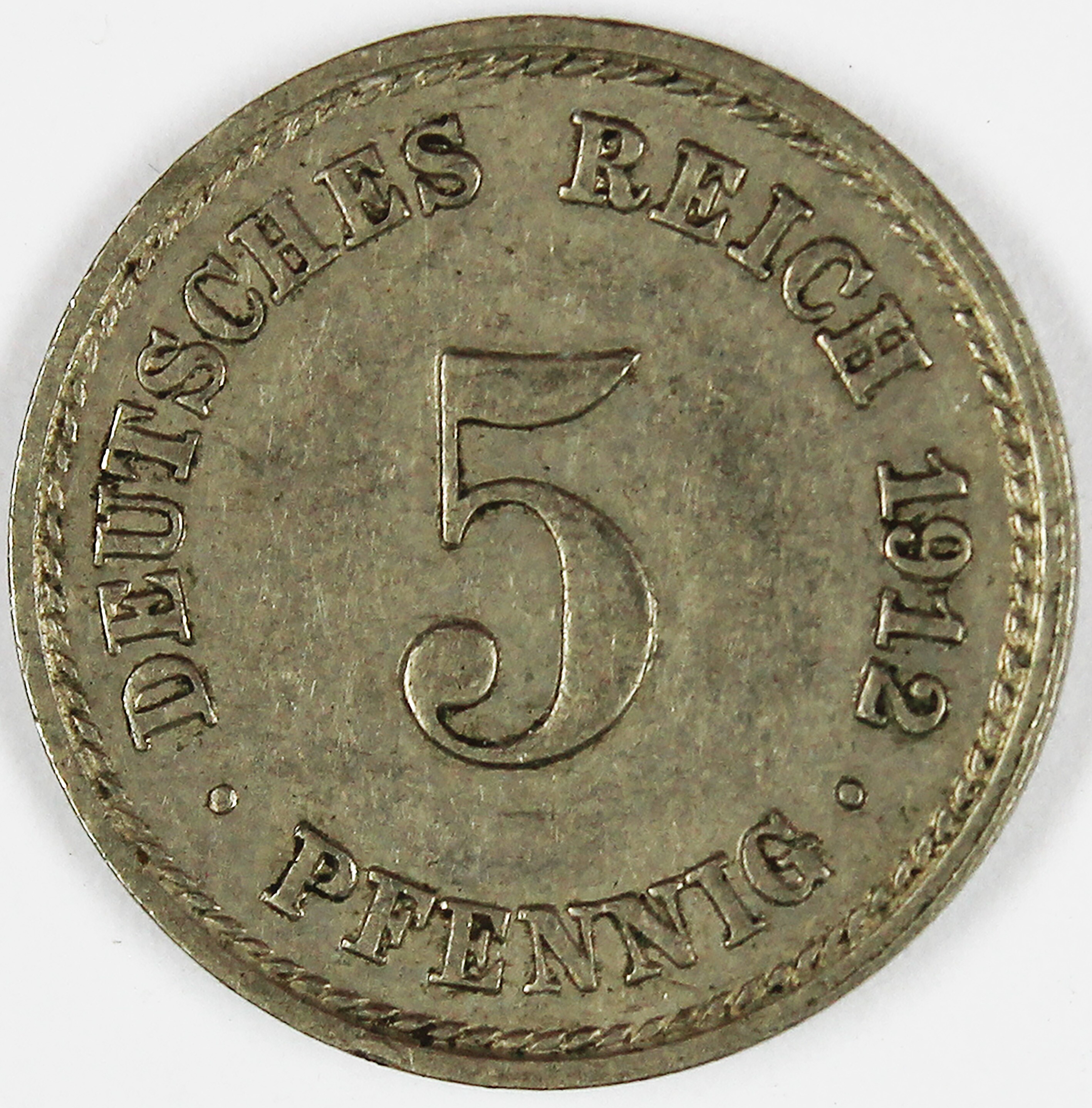 5 Pfennig, 1912 (Museum Wolmirstedt RR-F)