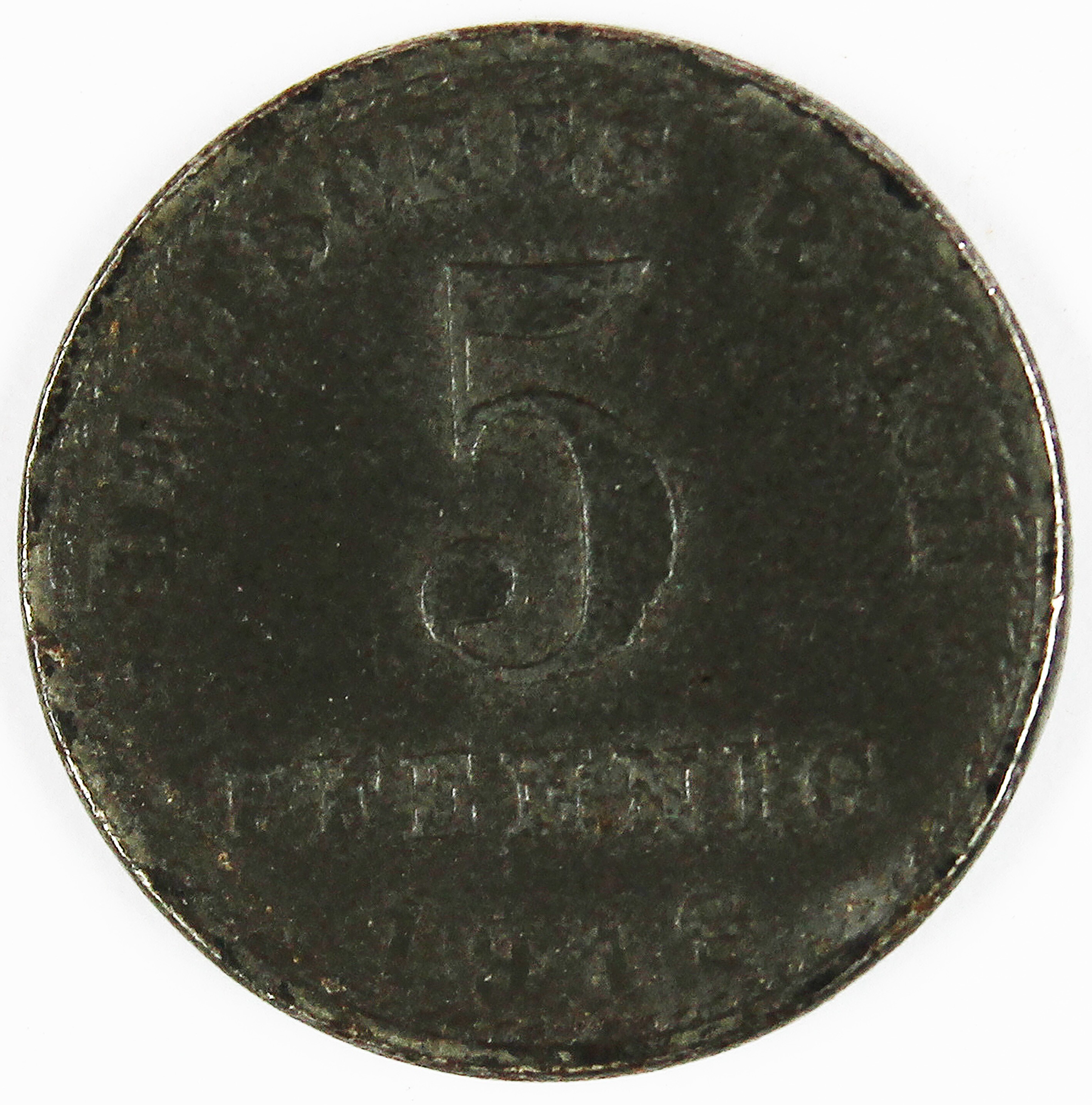 5 Pfennig, 1918 (Museum Wolmirstedt RR-F)