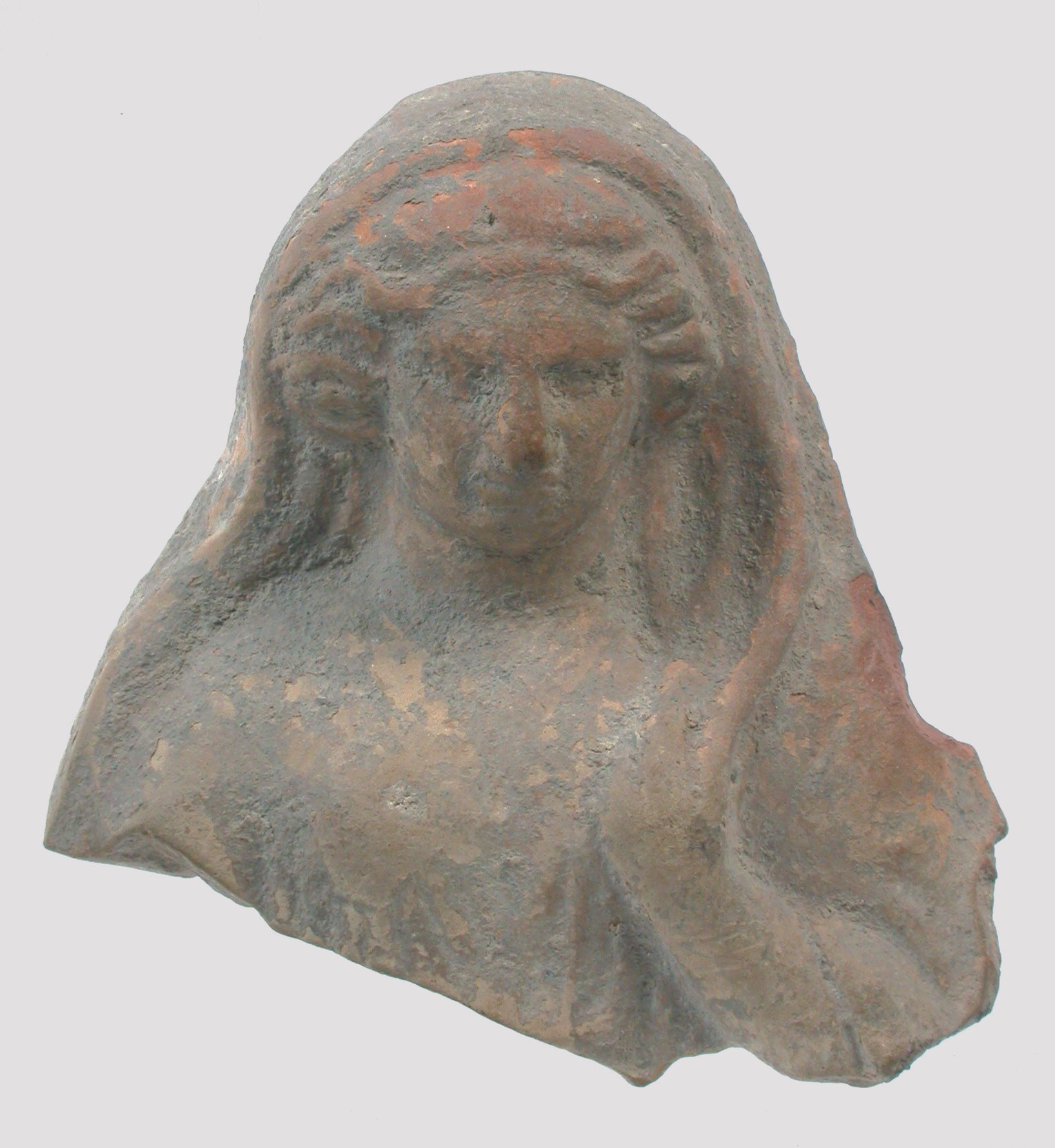 Frauenbüste mit über den Kopf gezogenem Mantel (Winckelmann-Museum Stendal CC BY-NC-SA)