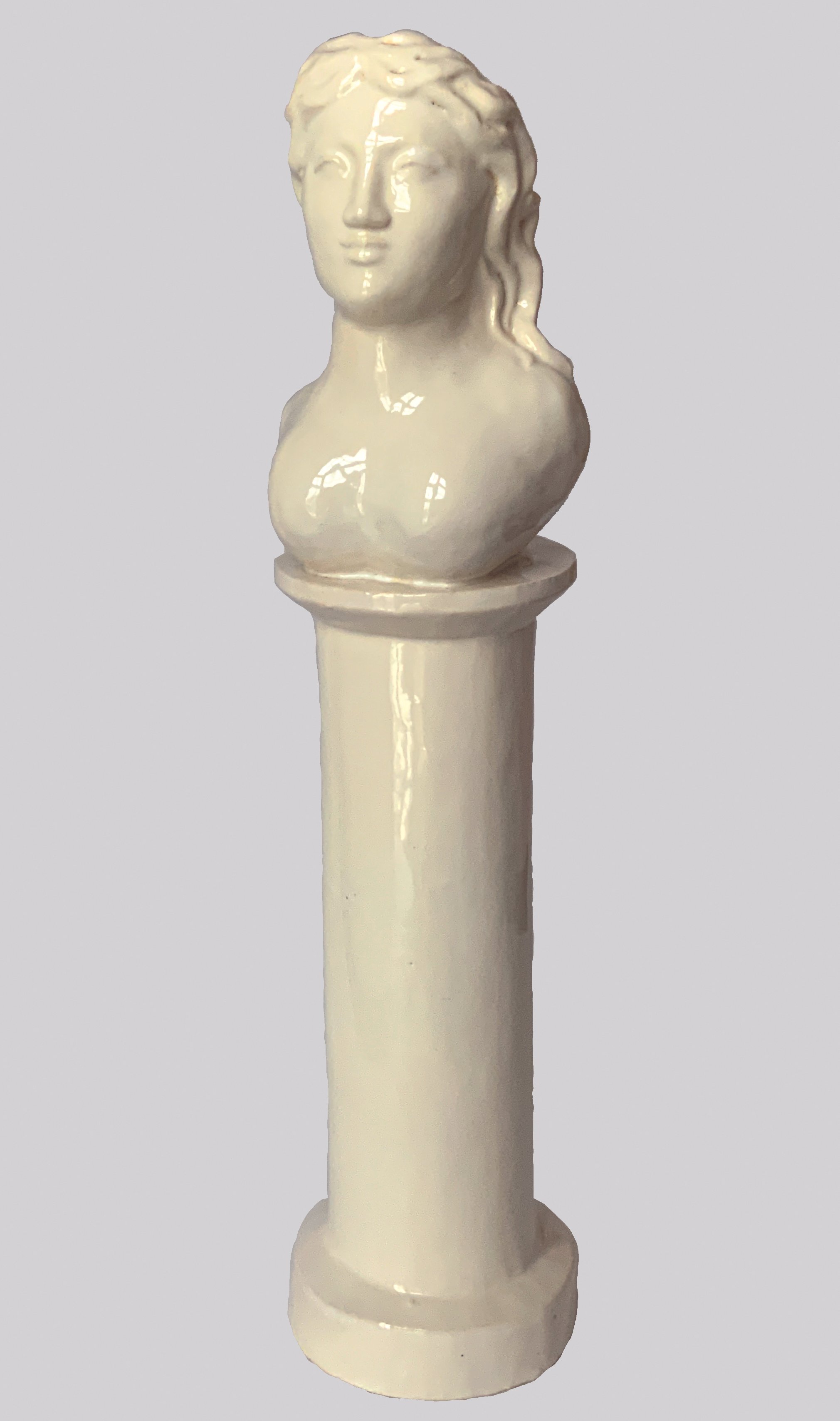 Vase, säulenförmig mit Büste (Winckelmann-Museum Stendal CC BY-NC-SA)