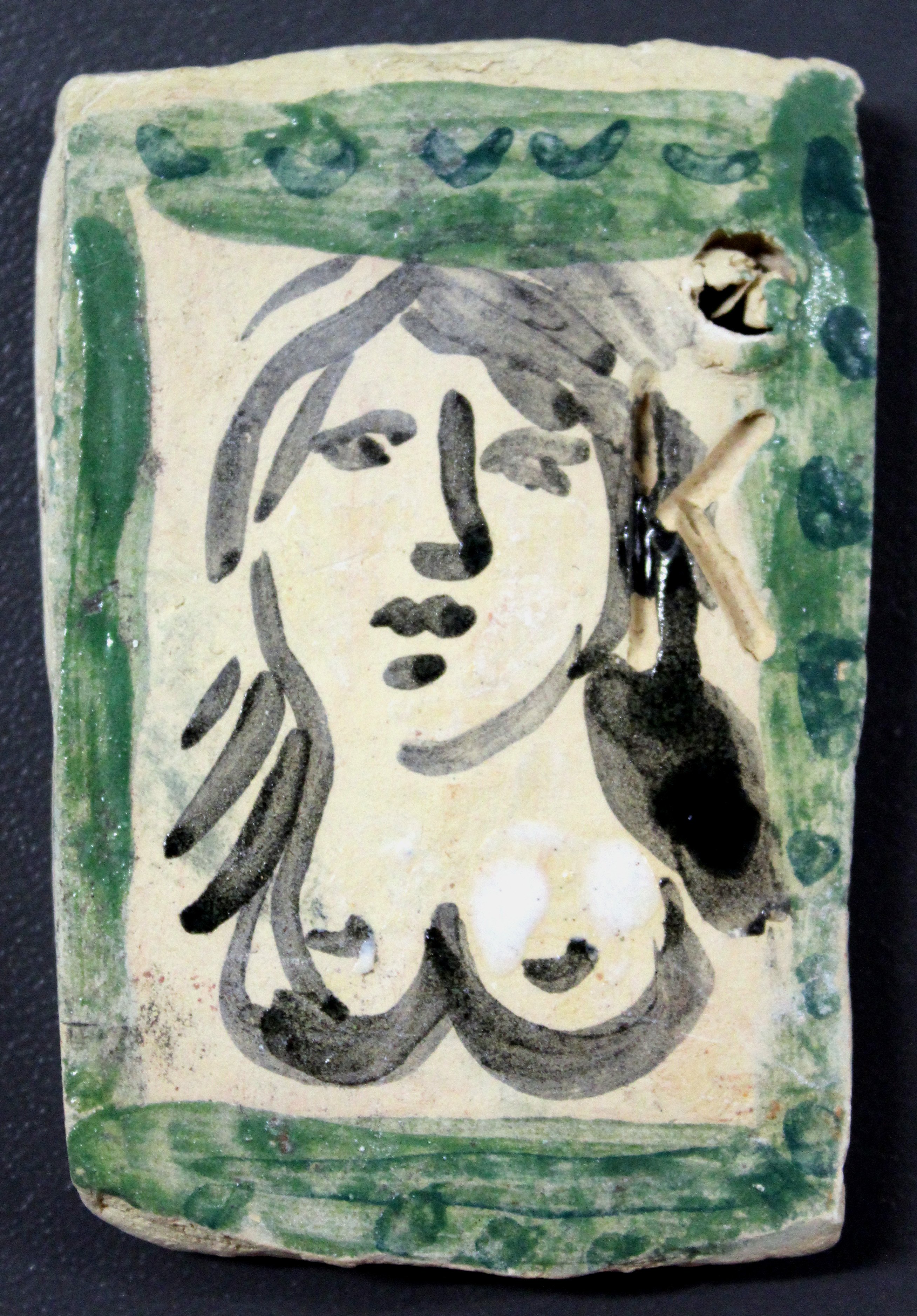 Tontäfelchen mit Frauenbüste (Winckelmann-Museum Stendal CC BY-NC-SA)
