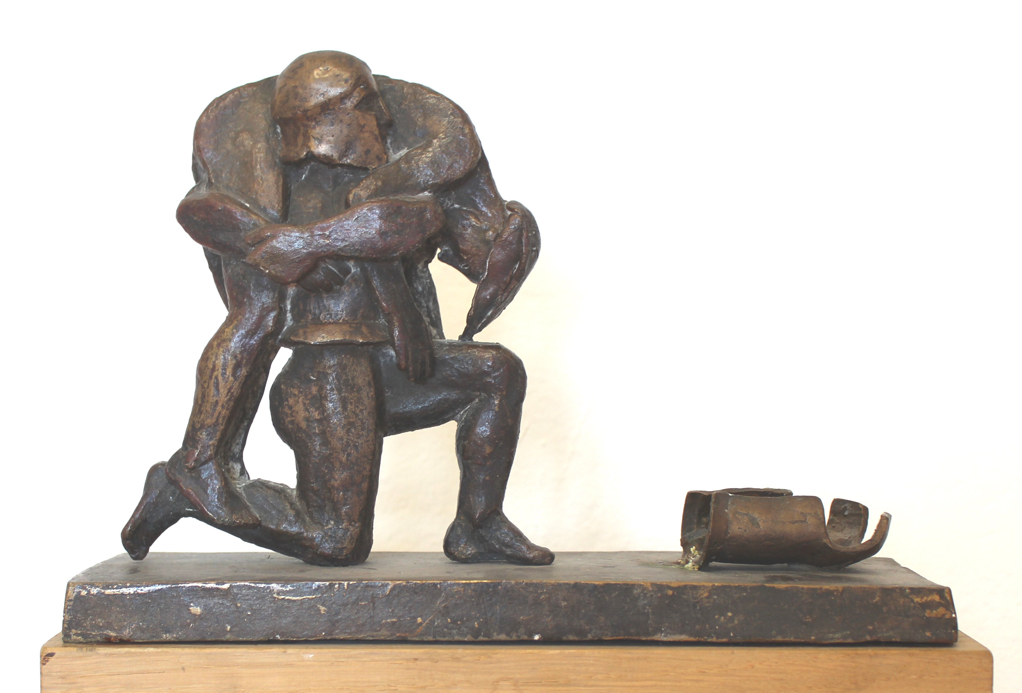 Achill und Patroklos (Statuettengruppe mit Brustpanzer) (Br 19) (Winckelmann-Museum Stendal CC BY-NC-SA)