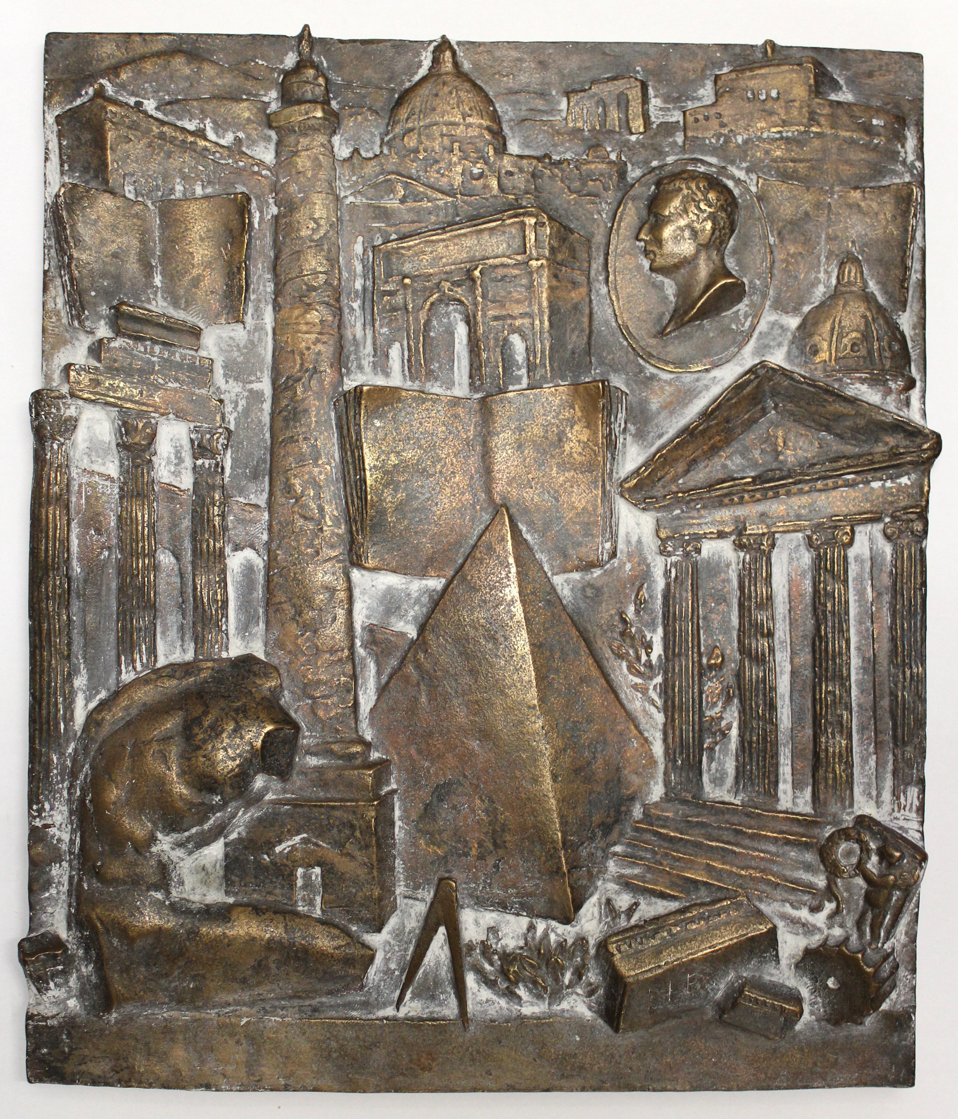 Originalentwurf des Reliefs der ,,Winckelmann-Ehrung" (Winckelmann-Museum Stendal CC BY-NC-SA)
