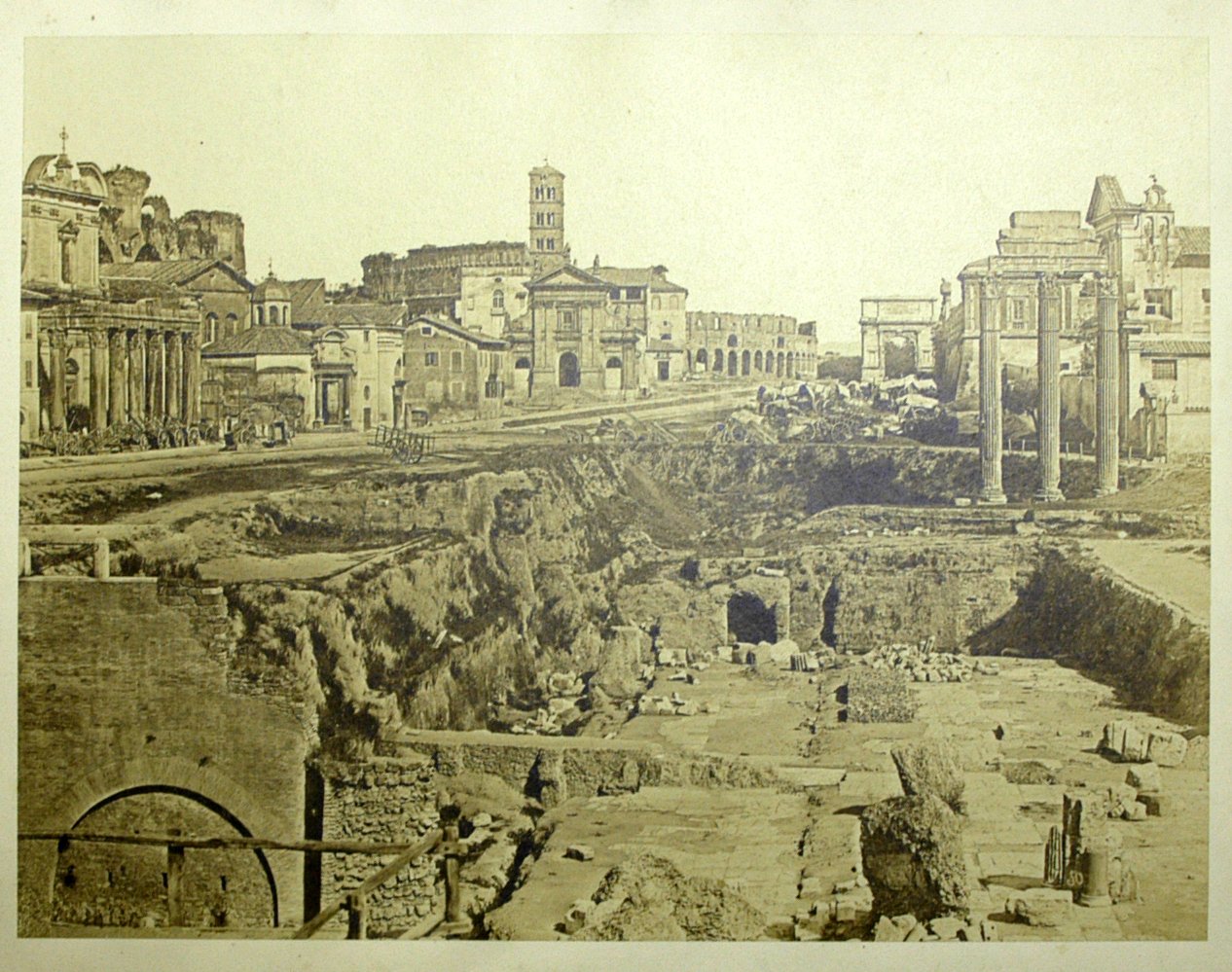 Rom. Blick auf das Forum Romanum (Winckelmann-Museum Stendal CC BY-NC-SA)