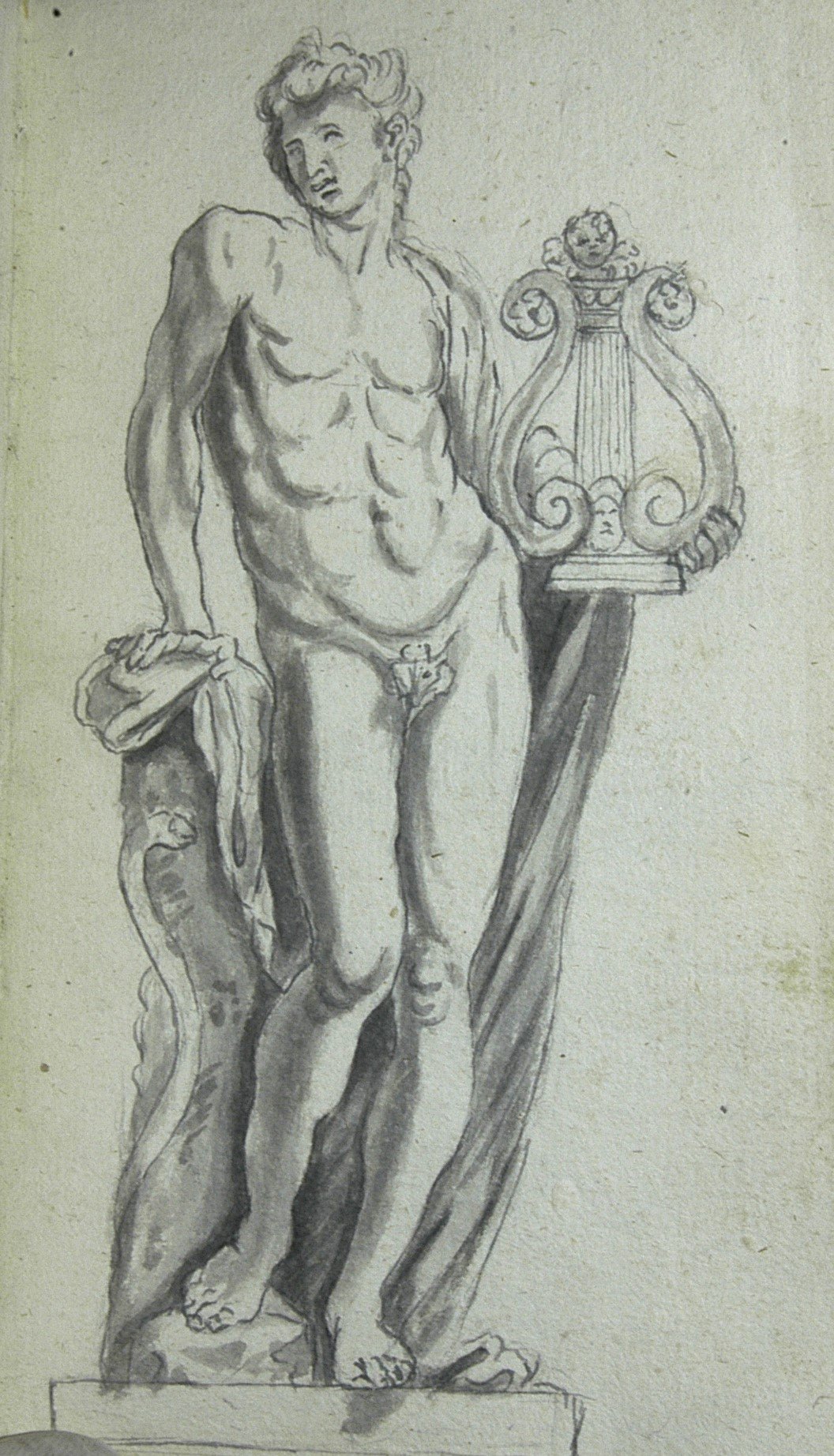 Junger Mann mit Lyra (Apollon oder Orpheus?) (Winckelmann-Museum Stendal CC BY-NC-SA)