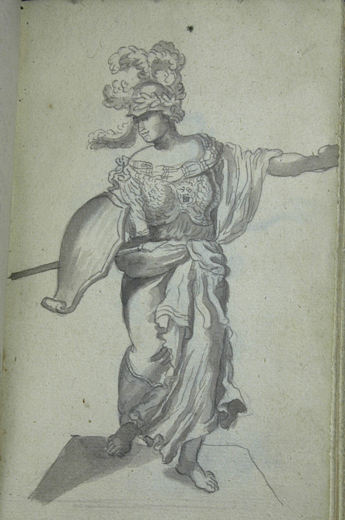 gerüstete, weibliche Figur (Minerva?) (Winckelmann-Museum Stendal CC BY-NC-SA)