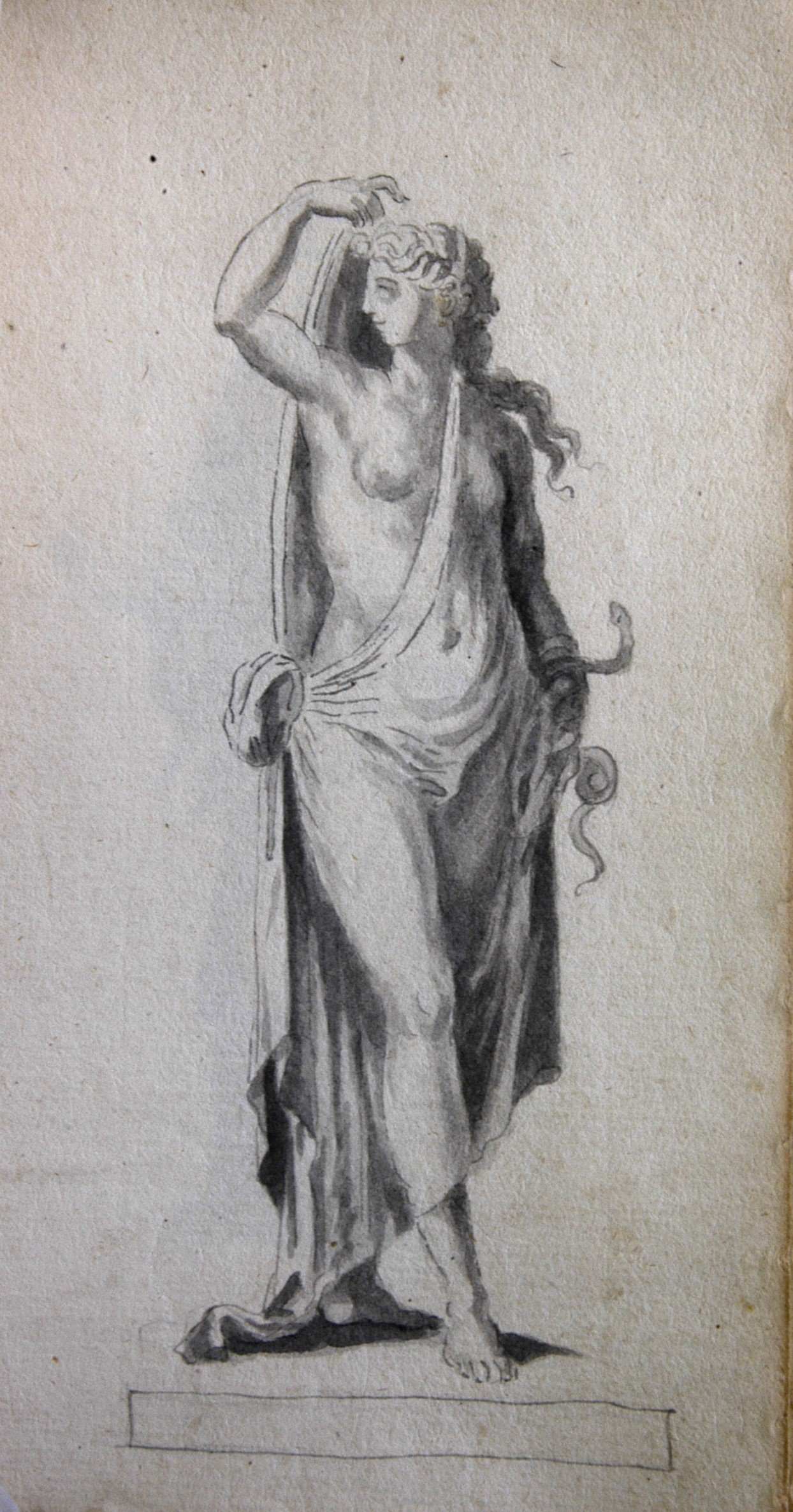 junge Frau mit Schlange (Winckelmann-Museum Stendal CC BY-NC-SA)