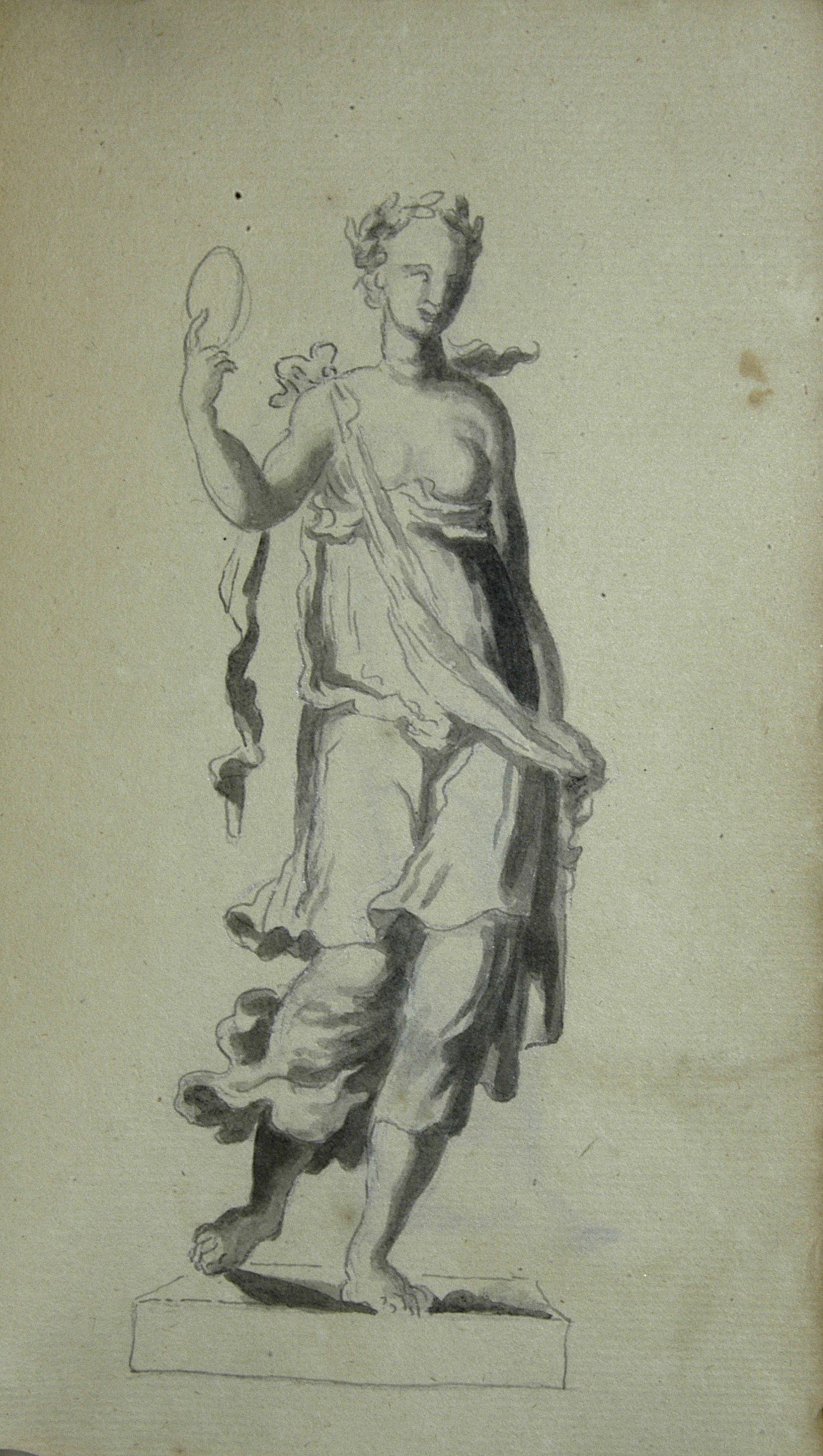 junge Frau mit Spiegel (Aphrodite?) (Winckelmann-Museum Stendal CC BY-NC-SA)