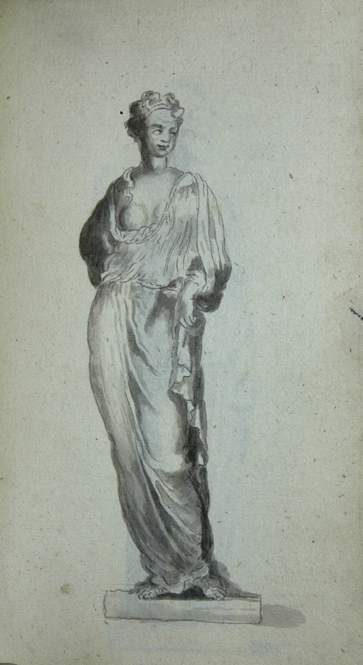 junge Frau mit entblöster rechter Brust (Winckelmann-Museum Stendal CC BY-NC-SA)