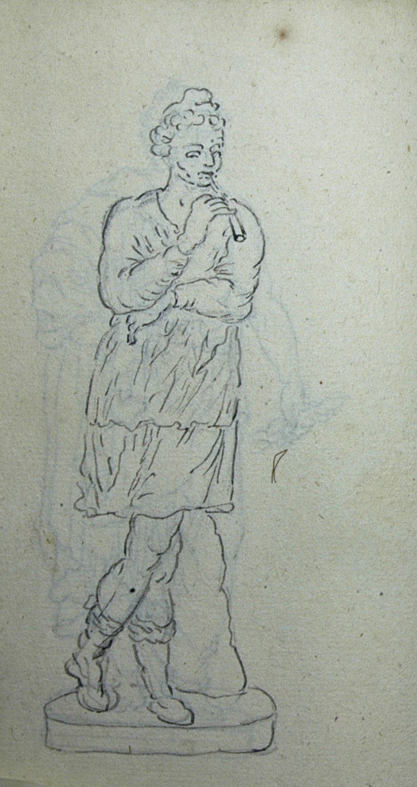 junger Mann mit Monaulos (Winckelmann-Museum Stendal CC BY-NC-SA)
