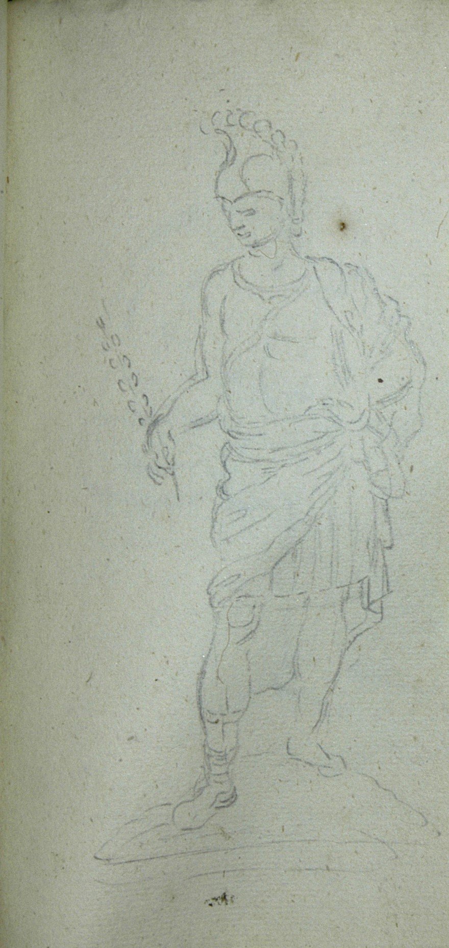 junger Mann, einen Zweig in der Hand tragend (Winckelmann-Museum Stendal CC BY-NC-SA)