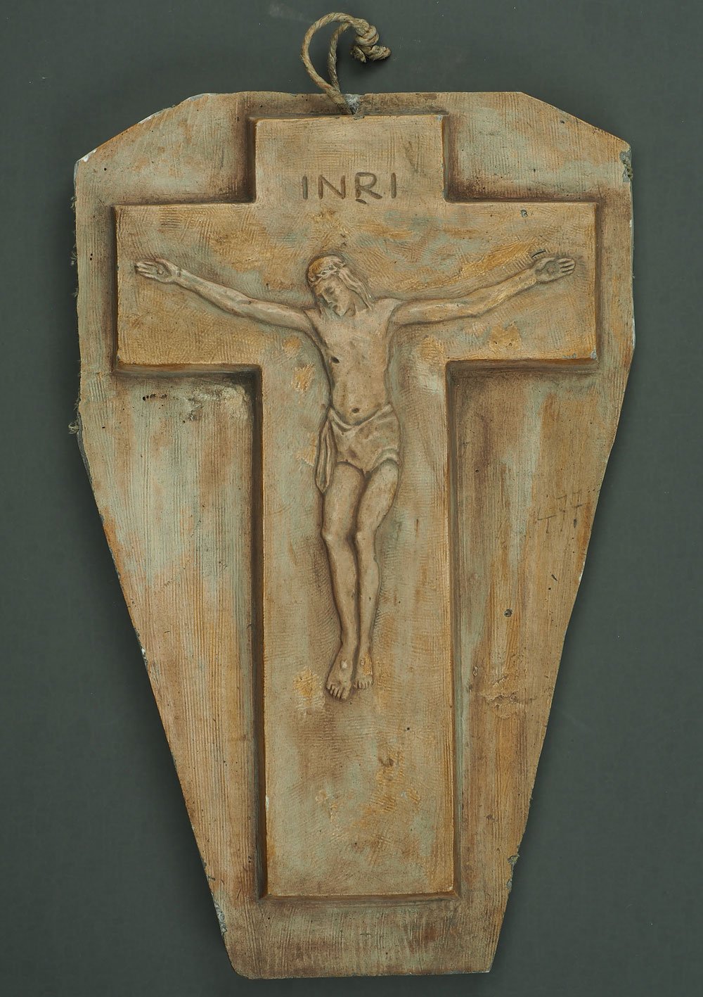 Gipsabdruck Jesus am Kreuz, unsigniert (Museum Weißenfels - Schloss Neu-Augustusburg CC BY-NC-SA)