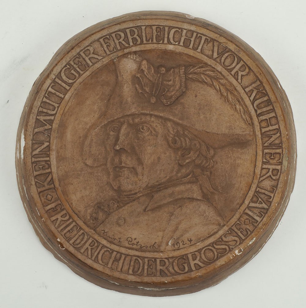 Gipsabdruck Friedrich II. von Preußen (Museum Weißenfels - Schloss Neu-Augustusburg CC BY-NC-SA)