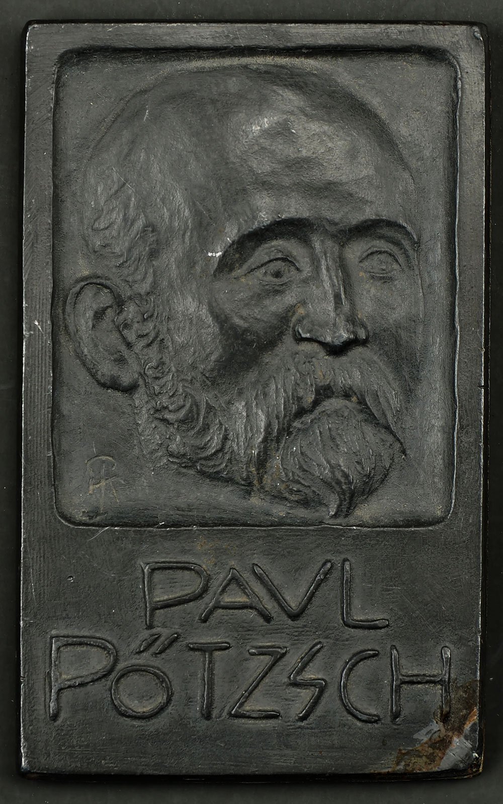 Portraitrelief Paul Pötzsch, 1931 (Museum Weißenfels - Schloss Neu-Augustusburg CC BY-NC-SA)