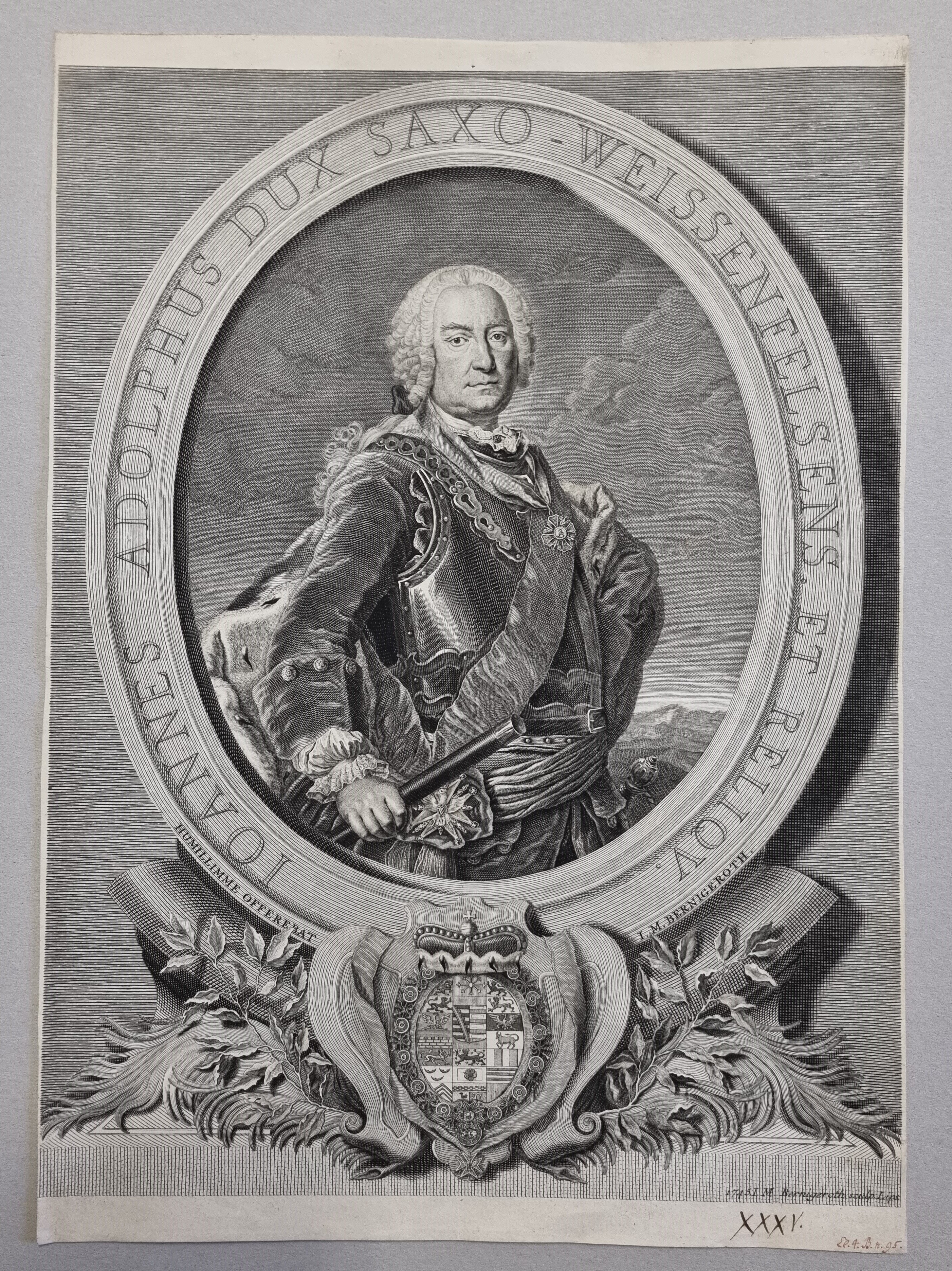 Porträt von Johann Adolph II. von Sachsen-Weißenfels (Museum Weißenfels - Schloss Neu-Augustusburg CC BY-NC-SA)