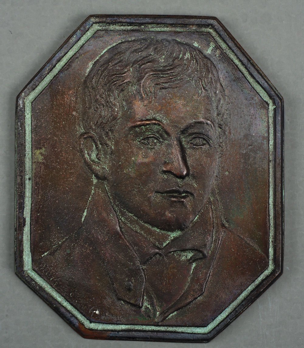 Bronzeplakette Karl Friedrich Friesen (Museum Weißenfels - Schloss Neu-Augustusburg CC BY-NC-SA)
