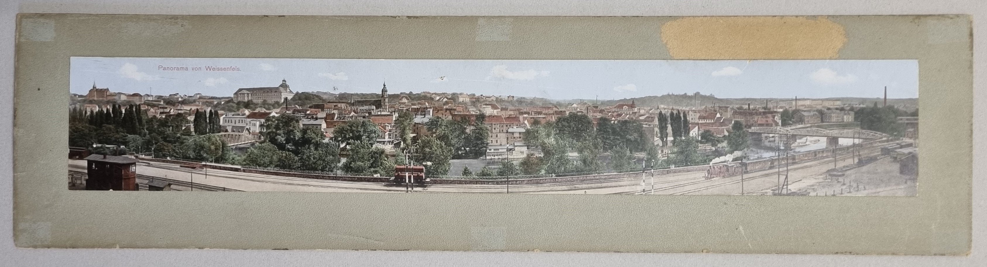 Panorama von Weißenfels 1910 (Museum Weißenfels - Schloss Neu-Augustusburg CC BY-NC-SA)