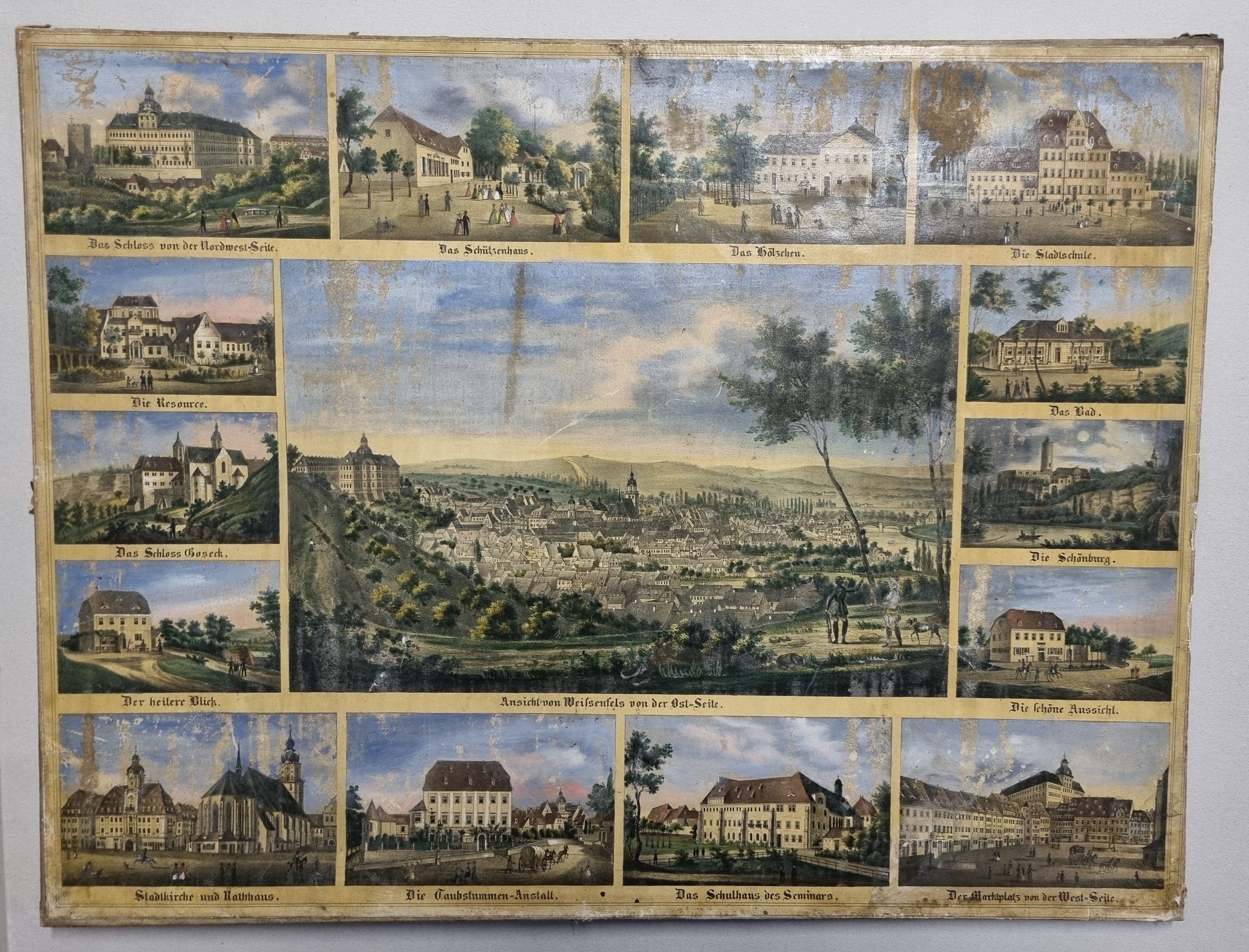 15 Ansichten von Weißenfels (Museum Weißenfels - Schloss Neu-Augustusburg CC BY-NC-SA)