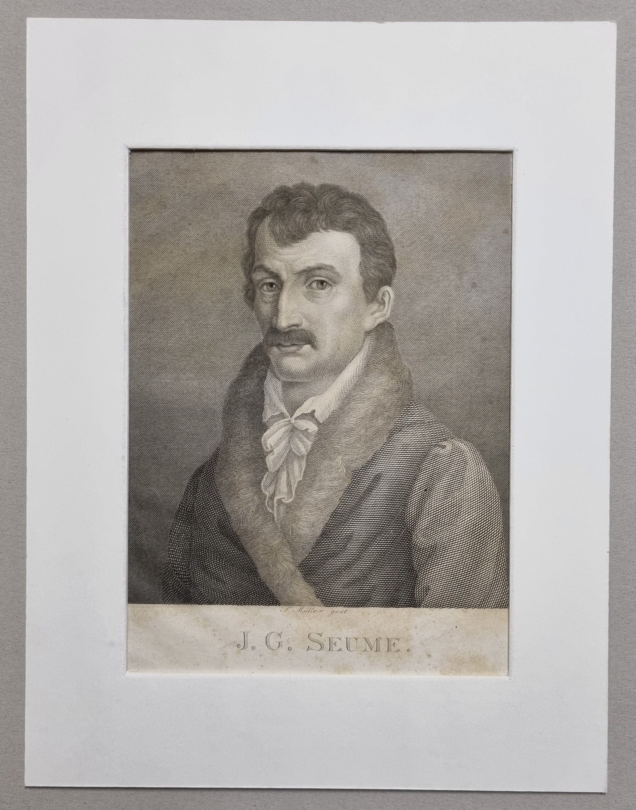 Porträt von Johann Gottfried Seume (Museum Weißenfels - Schloss Neu-Augustusburg CC BY-NC-SA)