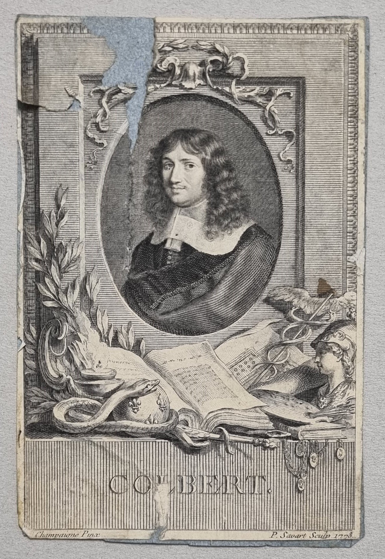Porträt von Jean-Baptiste Colbert (Museum Weißenfels - Schloss Neu-Augustusburg CC BY-NC-SA)