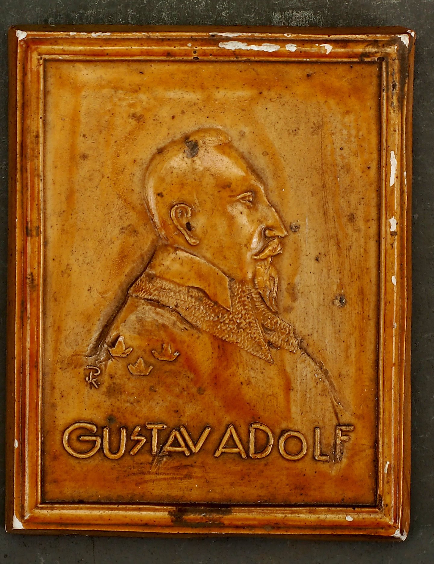 Abguss einer Plakette Gustav II. Adolf (Museum Weißenfels - Schloss Neu-Augustusburg CC BY-NC-SA)