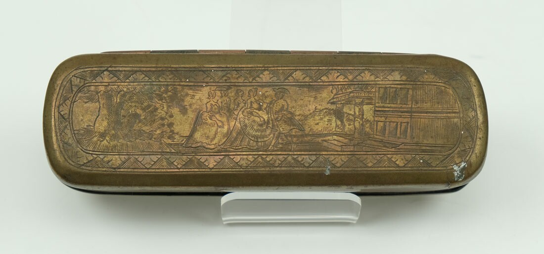 Gravierte Tabaksdose, 18. Jahrhundert (Museum Weißenfels CC BY-NC-SA)