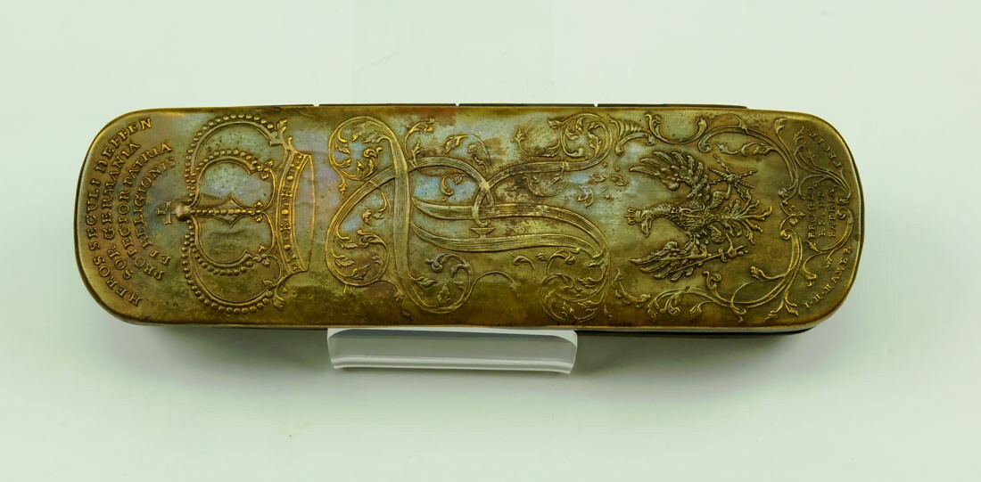 Iserlohner Tabaksdose, Friedrich II., 1754-1762 (Museum Weißenfels CC BY-NC-SA)
