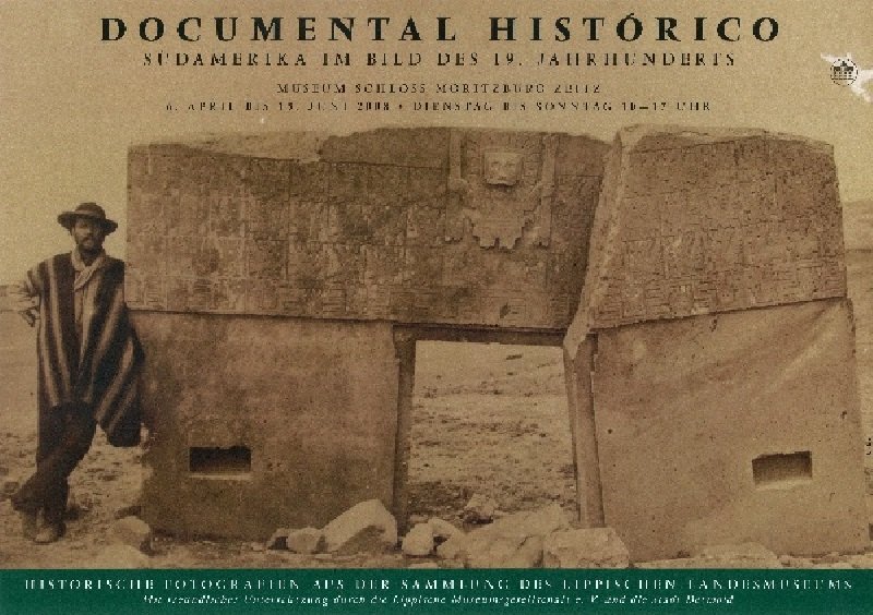 Ausstellungsplakat "Documental Historico. Südamerika im Bild des 19. Jahrhunderts." (Museum Schloss Moritzburg Zeitz CC BY-NC-SA)