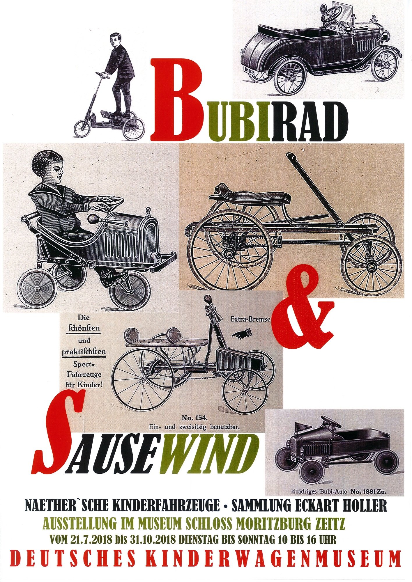 Plakat "Bubirad & Sausewind" (Museum Schloss Moritzburg Zeitz RR-R)