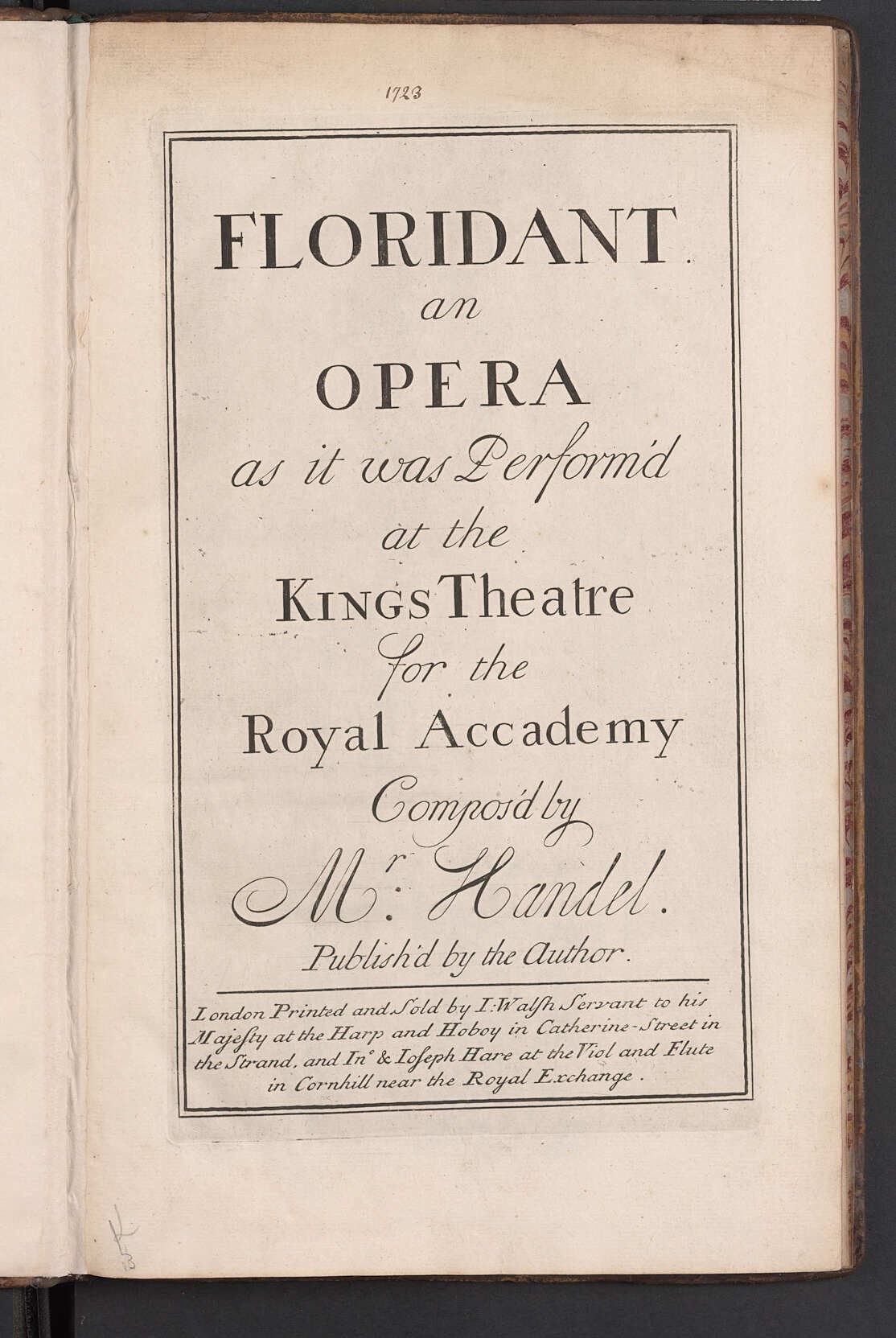 Floridant, an opera (Stiftung Händel-Haus Halle CC BY-NC-SA)