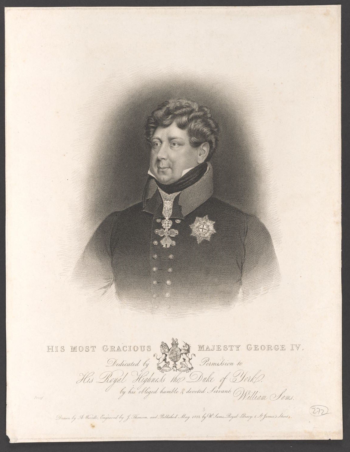 Porträt Georg IV., König von Großbritannien (1762-1830) (Stiftung Händel-Haus Halle CC BY-NC-SA)