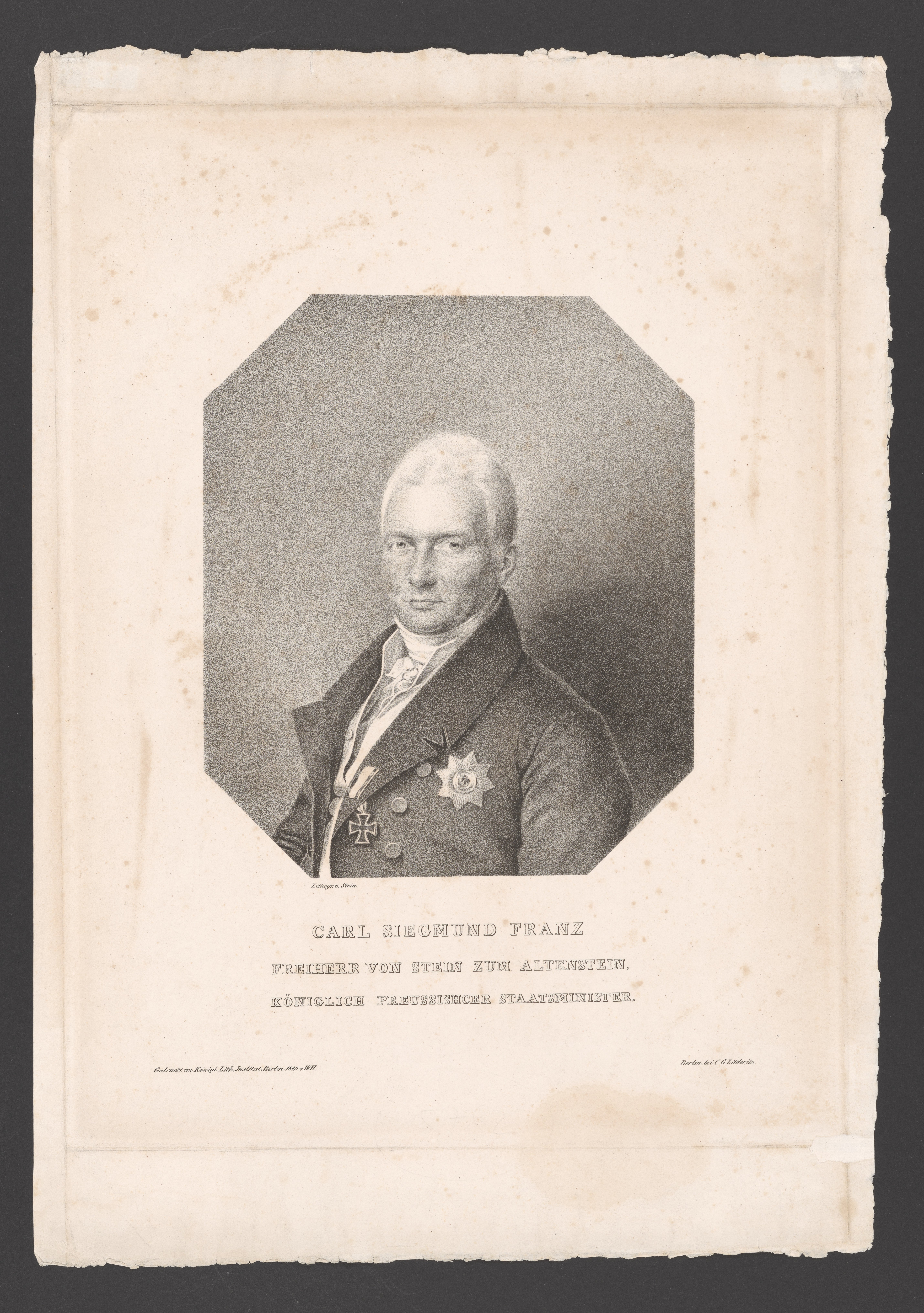Porträt Karl vom Stein zum Altenstein (1770-1849) (Stiftung Händel-Haus CC BY-NC-SA)