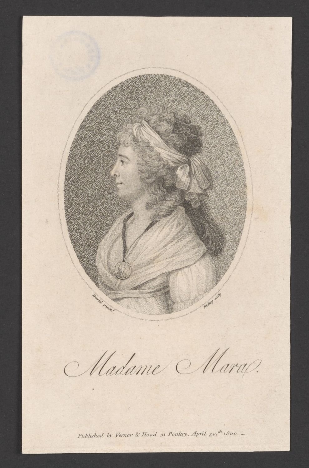 Porträt Gertrude Elizabeth Mara (1749-1833) (Stiftung Händel-Haus CC BY-NC-SA)