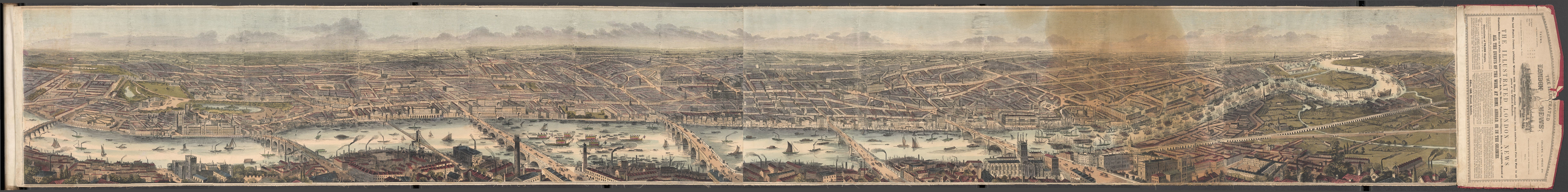 London, Stadtansicht der "Illustrated London News" (Stiftung Händel-Haus Halle CC BY-NC-SA)