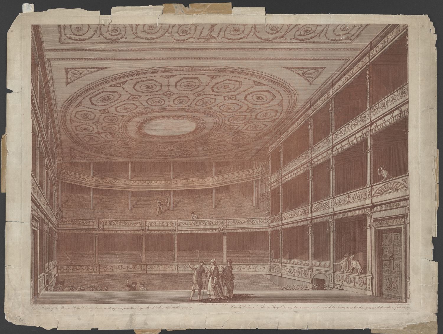 London, Drury Lane Theater, Innenansicht (Stiftung Händel-Haus Halle CC BY-NC-SA)