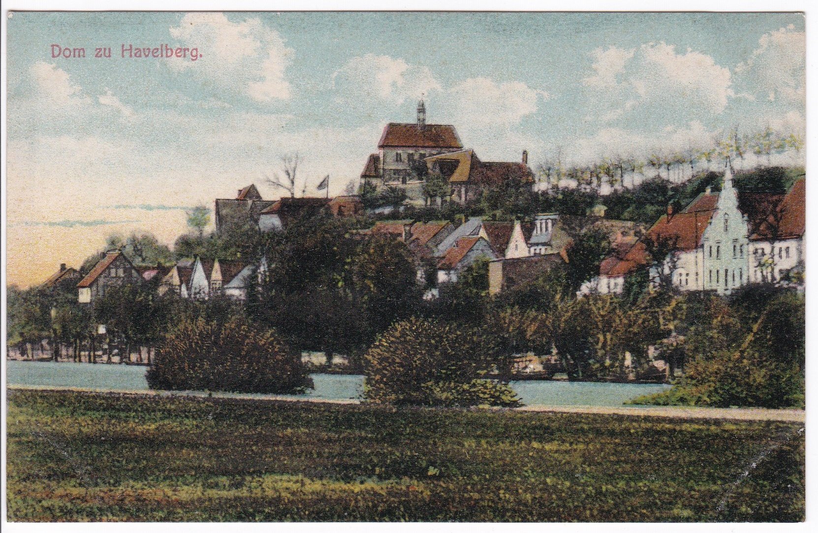 Ansichtskarte - Domblick - Dom zu Havelberg (Prignitz-Museum CC BY-NC-SA)