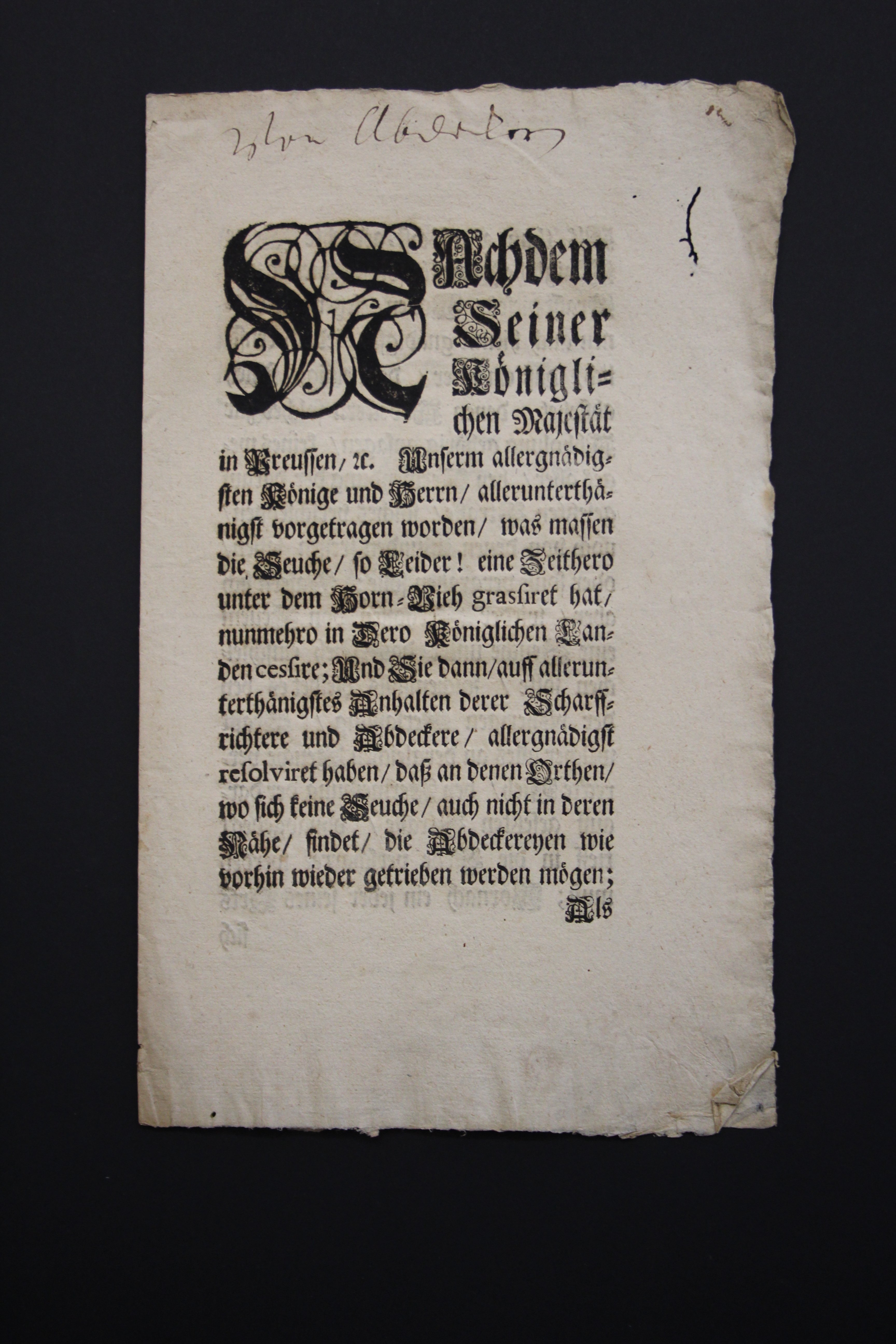 Umgang mit toten Tieren (Seuchentod) (Prignitz-Museum CC BY-NC-SA)