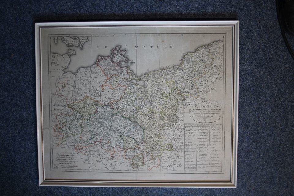 Karte des nördlichen Teiles des obersächsischen Kreises (Prignitz-Museum CC BY-NC-SA)