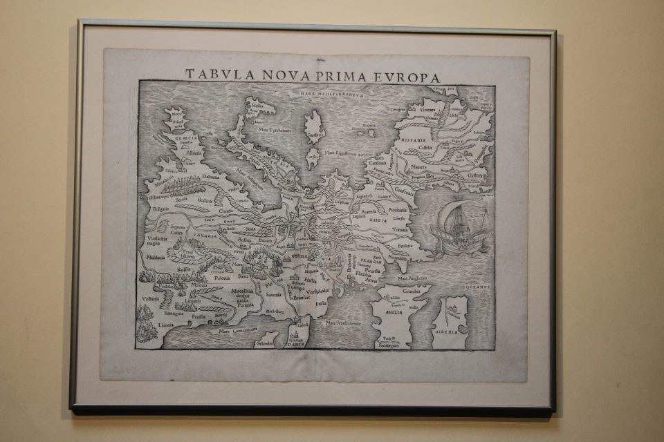 Europakarte (Prignitz-Museum CC BY-NC-SA)