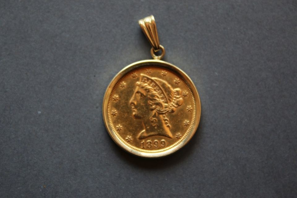 Golddollar von 1899 (Prignitz-Museum CC BY-NC-SA)