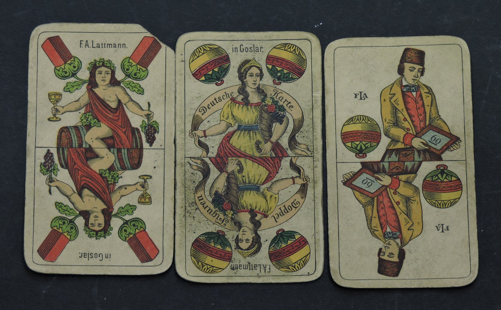 Skatkarten v. Spielkartenfabrik F.A. Lattmann (Kreismuseum Jerichower Land, Genthin CC BY-NC-SA)