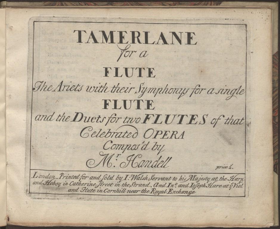 Tamerlane for a flute, Abbildung 7 (Stiftung Händel-Haus Halle CC BY-NC-SA)