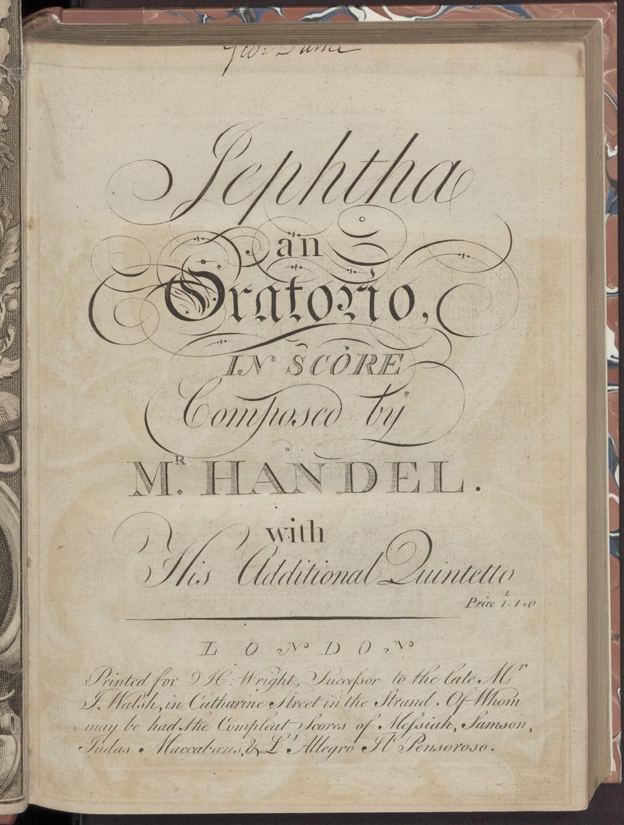 Jephtha, an oratorio, Abbildung 9 (Stiftung Händel-Haus Halle CC BY-NC-SA)