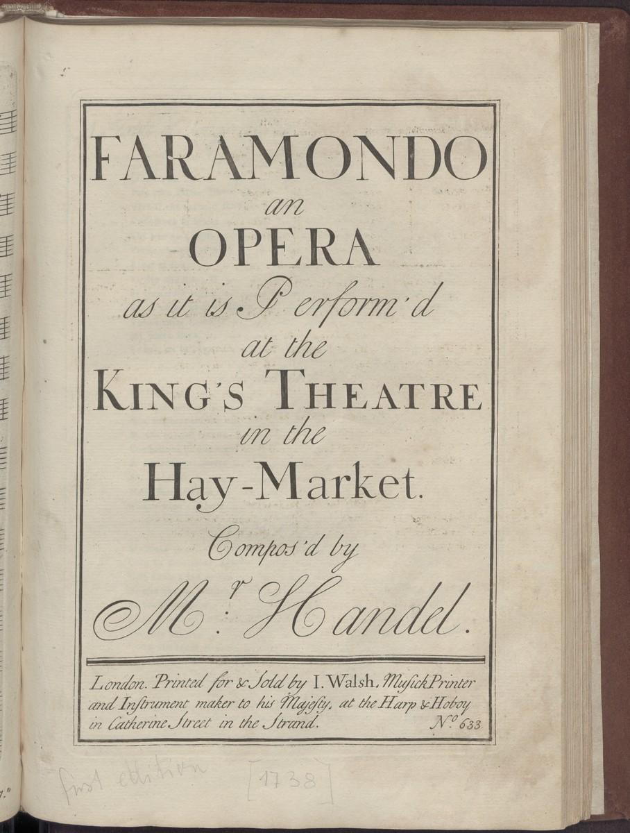 Faramondo, an opera, Abbildung 1 (Stiftung Händel-Haus Halle CC BY-NC-SA)