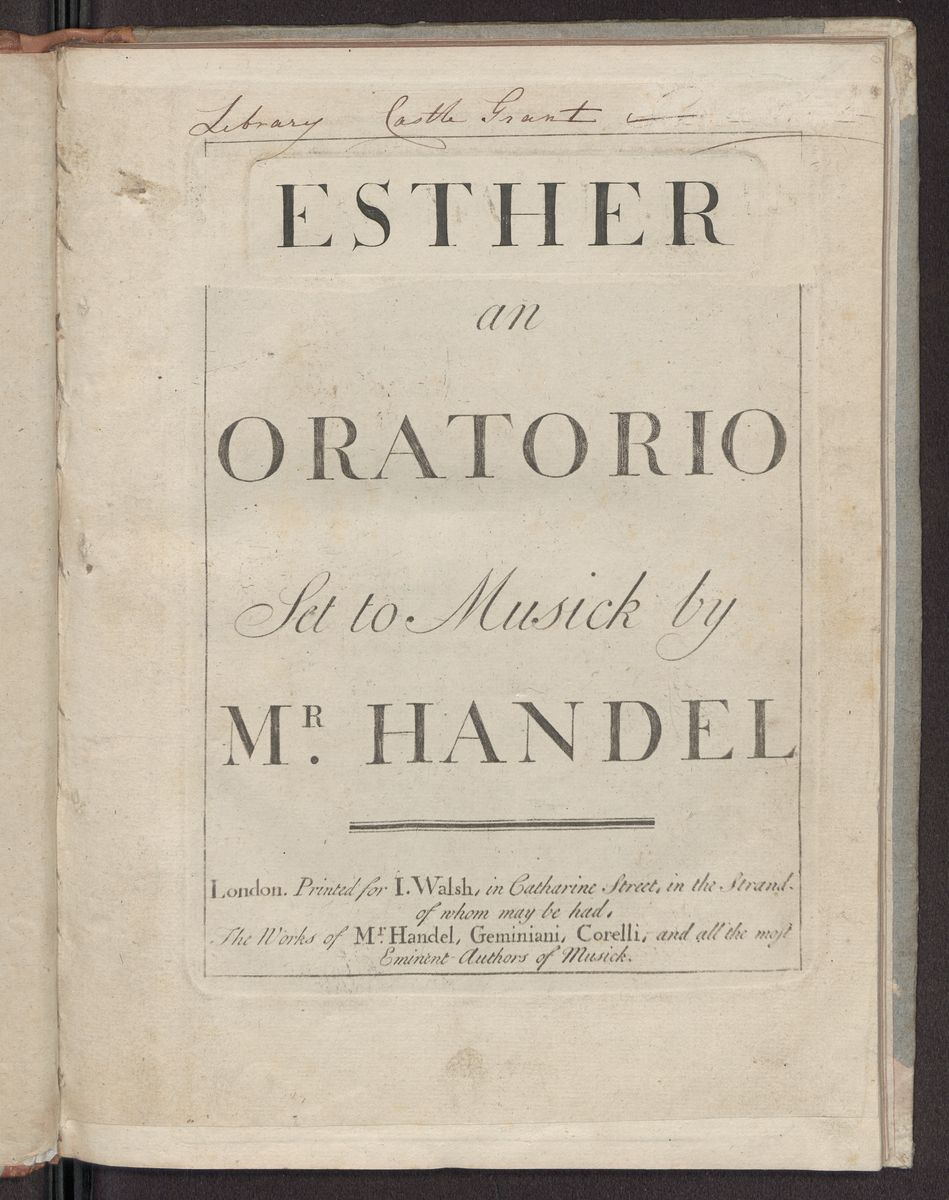 Esther an Oratorio, Abbildung 5 (Stiftung Händel-Haus Halle CC BY-NC-SA)