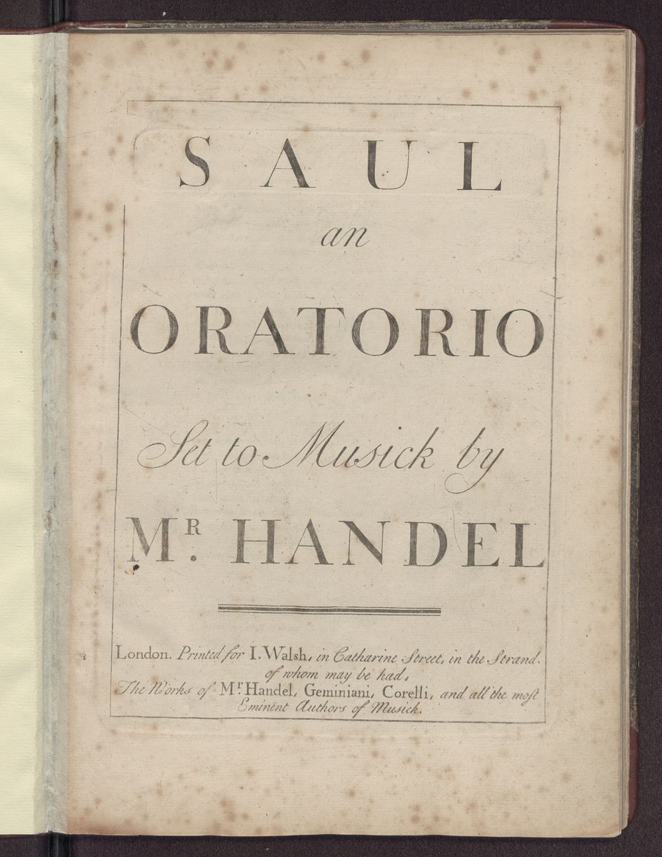 Saul, an oratorio, Abbildung 8 (Stiftung Händel-Haus Halle CC BY-NC-SA)